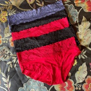 5 pair Hipster briefs Victoria’s Secret